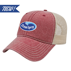WASHED PIGMENT DYED TRUCKER CAP