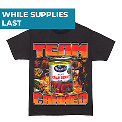 TEAM CANNED T-SHIRT